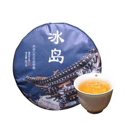 357g Raw Pu'er Tea Iceland Puerh Tea Organic Green Tea Yunnan Pu-erh Tea Cake