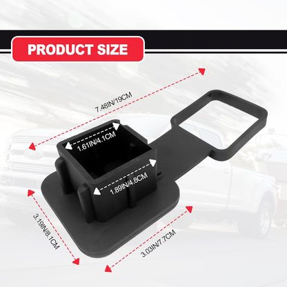 2" Trailer Tow Hitch Receiver Cover Plug Dust Cap Universal Fit Traction Cover