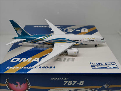 Phoenix Oman Air for boeing B787-8 A4O-SA 1/400 DIECAST plane Pre-builded Model