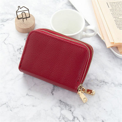 Wallet Coin Purse Synthetic Leather Zipper Card Holder Case Pocket Money Bag 1PC