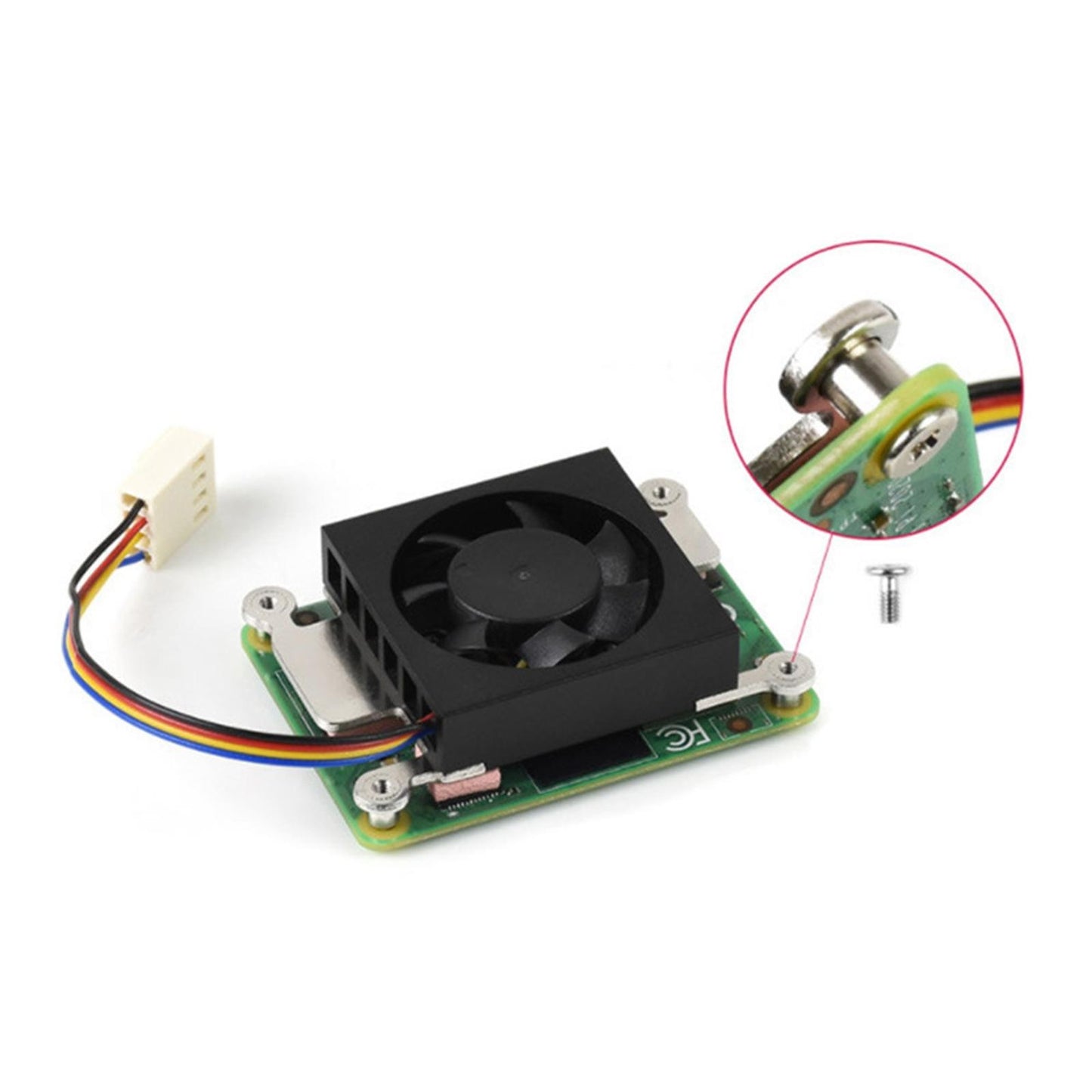 3007 Cooling Fan+Thermal Tape For Compute module 4/4 IO Board/4 POE Board a