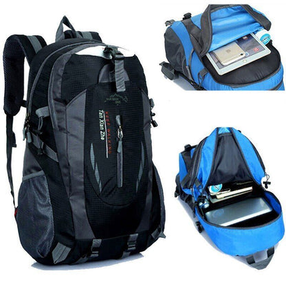 Men's Hiking Outdoor Nylon Backpack Travel Sports Bag Backpack School Bag Pack