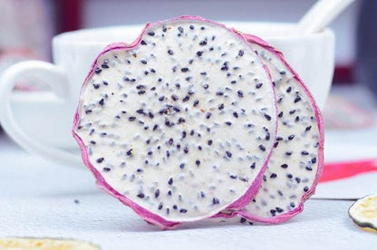 Natural White Pitaya Slices Dried Dragon Fruit Wheels Makes A Healthy Tea