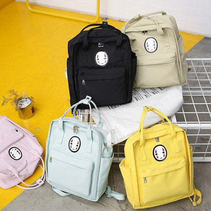 Nylon School Bags Black Women School Laptop Bag Traveling Shoulder Bags Rucksack