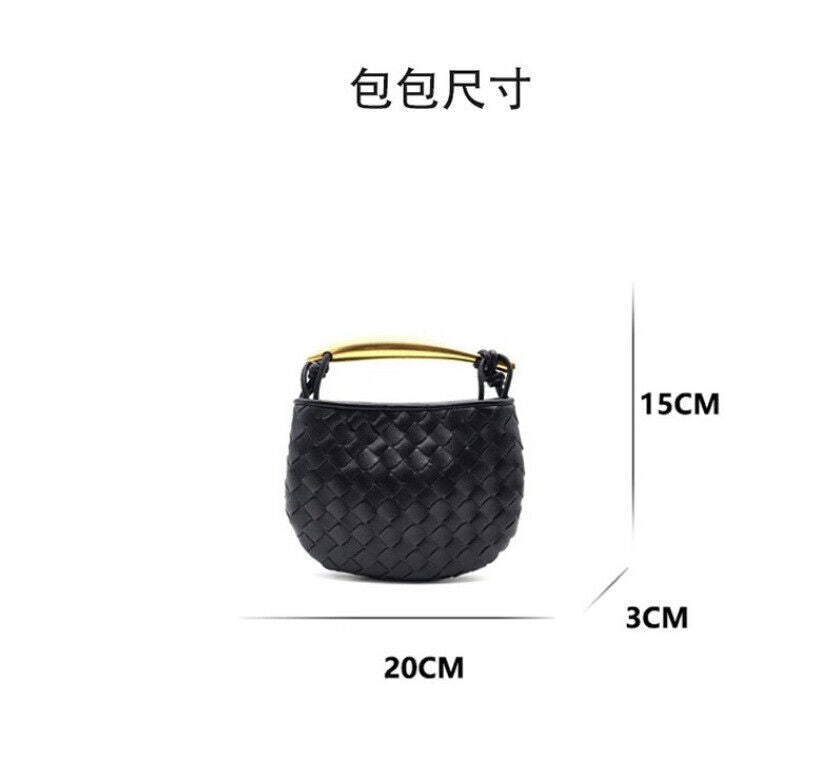 New woven bags senior sense of handbag dumpling bag shoulder crossbody bag