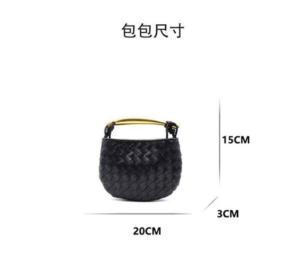 New woven bags senior sense of handbag dumpling bag shoulder crossbody bag