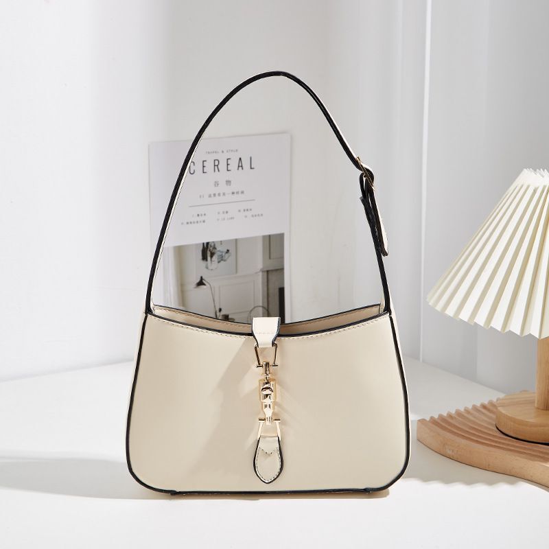 Bags Simple Purse Underarm Handbags Clutch Top Handle Bags Zipper Large Totes