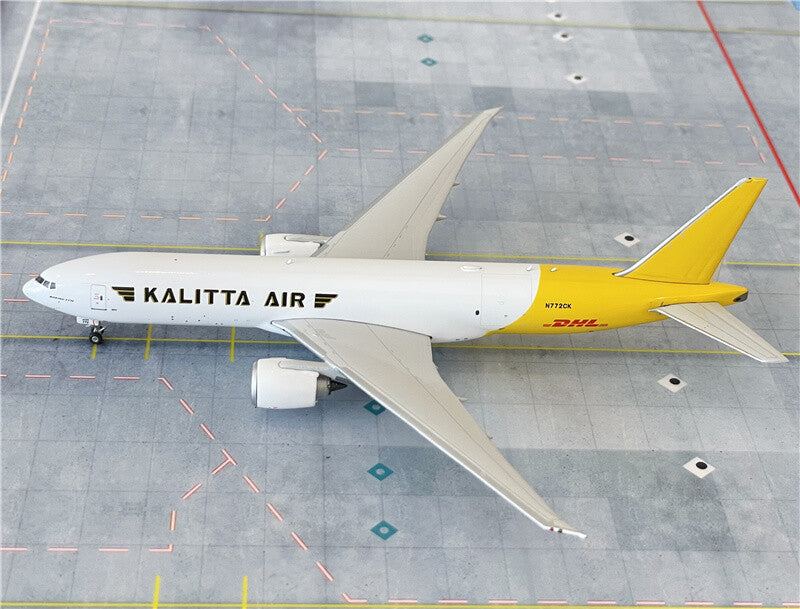 Phoenix DHL KALITTA AIR for Boeing 777-200 N772CK 1：400 plane Pre-builded Model