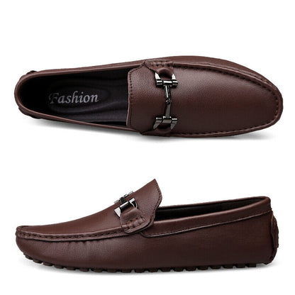 Man Shoes Leather Genuine Summer Mens Shoes Leather Loafer Shoes Men Male
