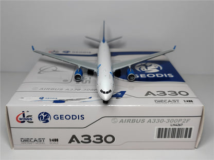 1:400 JC Wings GEODIS A330-300F Passenger Airplane Diecast Aircraft Model