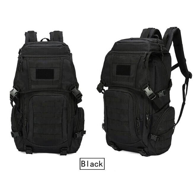 Tactical Backpack Camping Hiking Daypack Army Rucksack Sport Hunting Bag 50L
