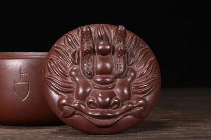 Chinese Yixing Zisha Clay Handmade dragon head Kung Fu Tea Exquisite Teapot
