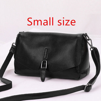 Pure Leather Handbag Shoulder Messenger Bag Female Layer Leather Portable Bag