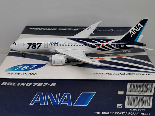 1:400 JC Wings ANA BOEING B787-8 Flap Down Passenger Airplane Diecast Model