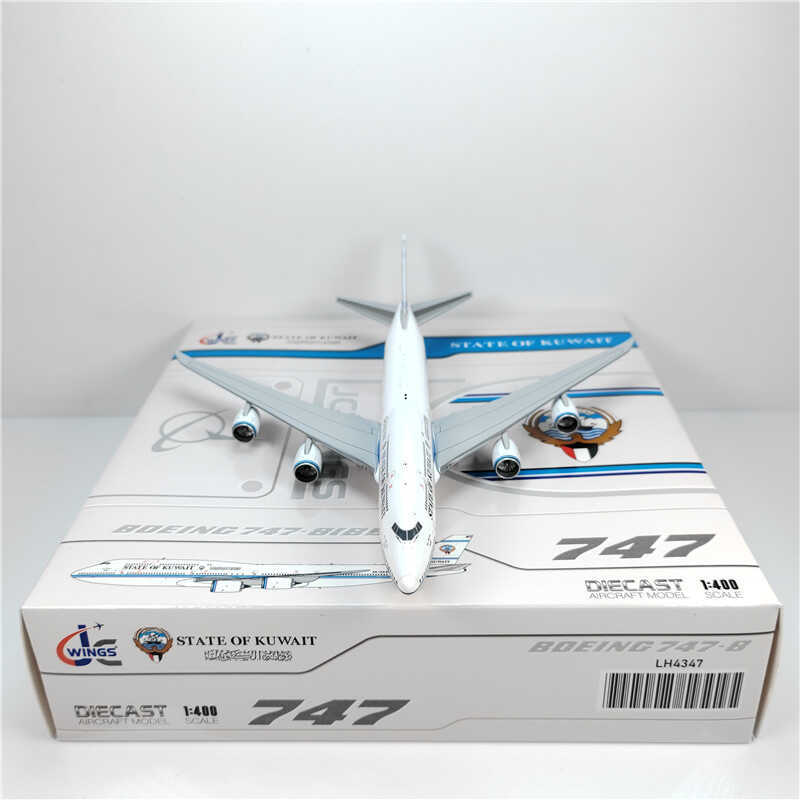 1:400 JC Wings STATE OF KUWAIT BOEING B747-8 Passenger Airplane Diecast Model