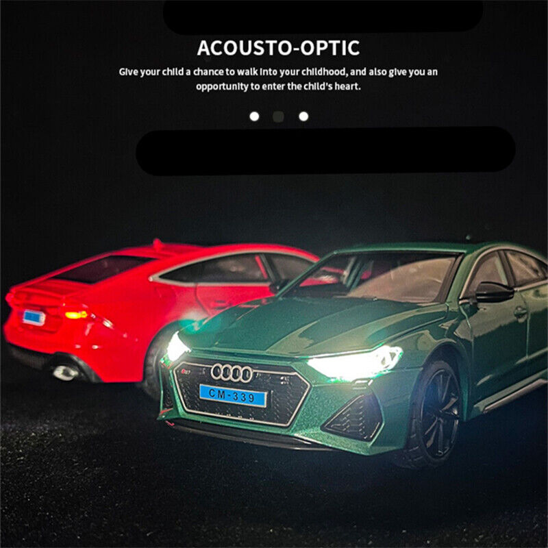 1:24 Scale AUDI RS7 Coupe Diecast Model Car Alloy Vehicle Toy Collection Gift