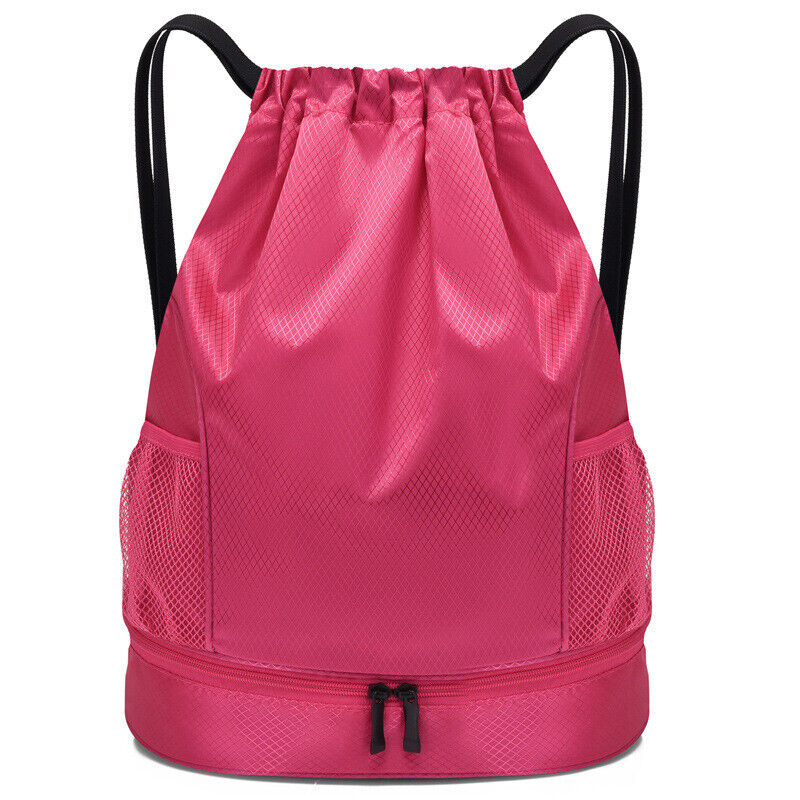 Waterproof Basketball Bag Wet Dry Separation Bags Swimming Drawstring Backpack