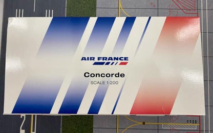 1:200 31CM Hogan AIR FRANCE Concorde Passenger Aircraft Diecast Plane Model