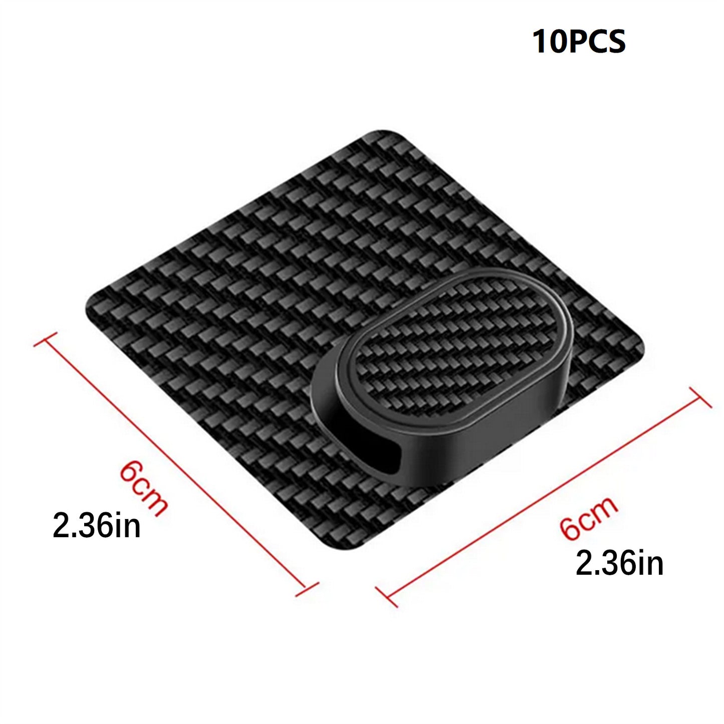 10* Car Foot Pad Clip Floor Carpet Grippers Self-adhesive Holder Fixed Sticker