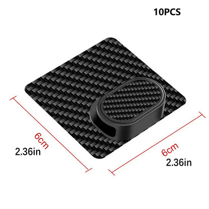 10* Car Foot Pad Clip Floor Carpet Grippers Self-adhesive Holder Fixed Sticker