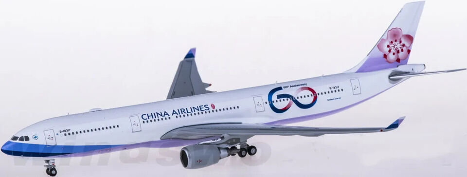1:400 JC Wings CHINA AIRLINES AIRBUS A330-300 Passenger Airplane Diecast Model