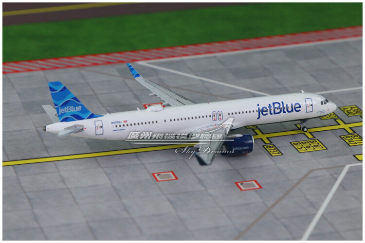 1:400 GeminiJets JetBlue BOEING A321neo Airplane Diecast Plane Aircraft Model