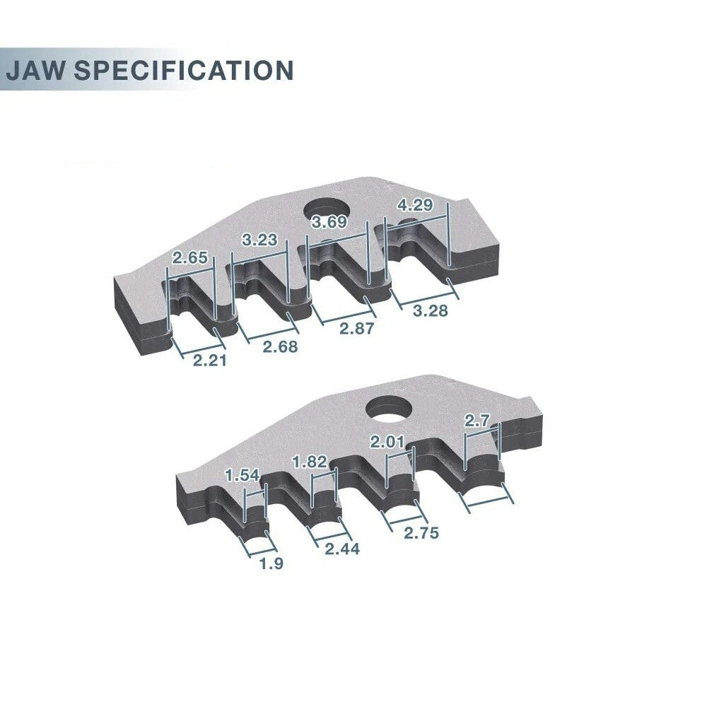 IWISS Wire-electrode Cutting Die Sets for SN-2549/48B/28B Ratchet Crimping Plier