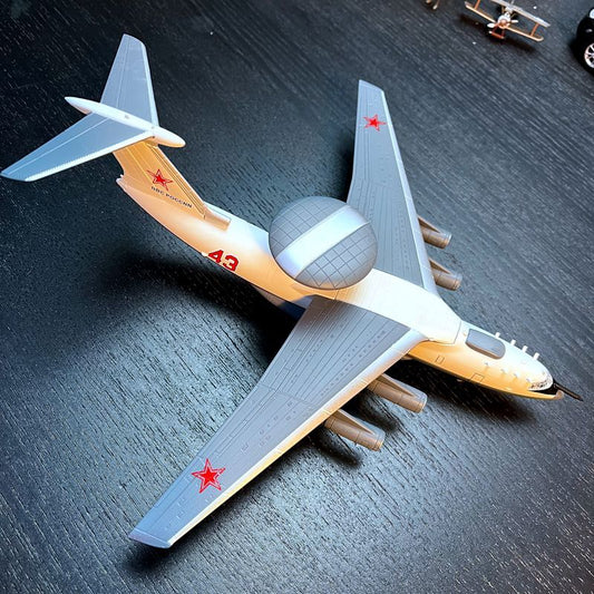 1:200 Scale Russian A-50M Large Early Warning Aircraft Alloy Aircraft Model