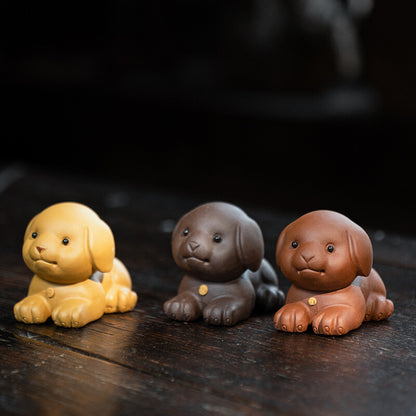 Purple Sand Tea Pet Dog Decoration Sculpture Tea Table Tea Set Tea Ceremony