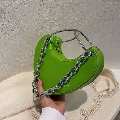 Synthetic Leather Bag Underarm Purses Personalized Handbag Shoulder Bags Square