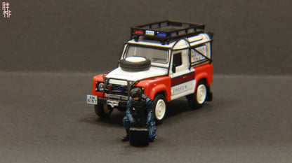 NEW 1:64 Bomb Disposal HONGKONG EOD Team Resin Smart Figure for 1/64 Car Model