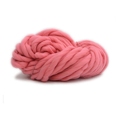 Hot Sale 250g Chunky Wool Yarn Bulky Arm Knitting Wool Roving Crocheting Yarn