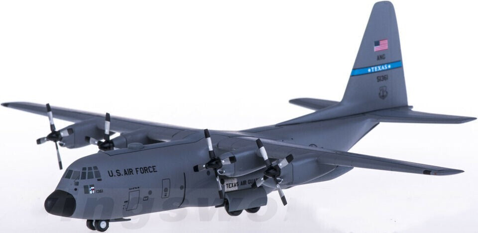 1:200 Hogan USAF Lockheed C-130H Airfreighter Diecast Military Aircraft Model