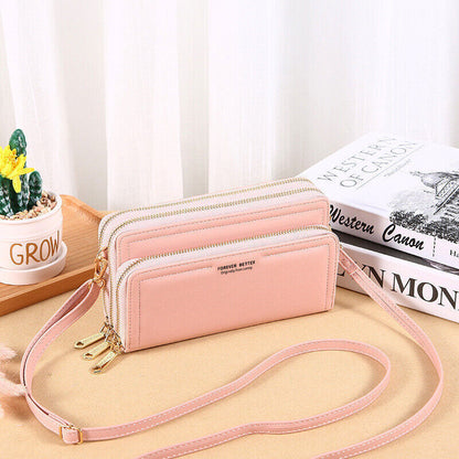 Women's Small Crossbody Handbag Cellphone Shoulder Bag Clutch Wallet Purse USA