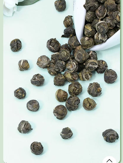 2025 spring New Tea jasmine Dragon Phoenix Pearl Green Tea,grüner Te5