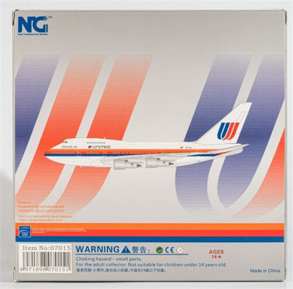 NG MODEL for UNITED Airlines for BOEING B747SP N147UA FRIENDSHIP ONE 1:400 model