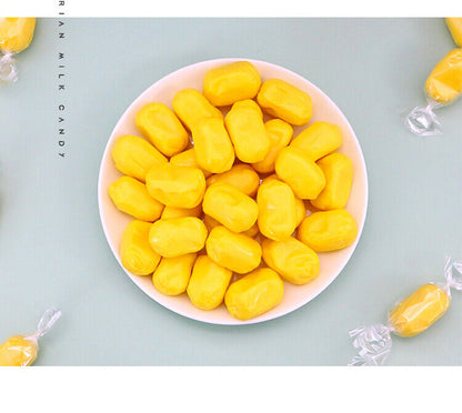 350g/bag Milk Durian Candy Fruit Soft Toffee Chewy Sweet Sweetmeats -Candy Snack
