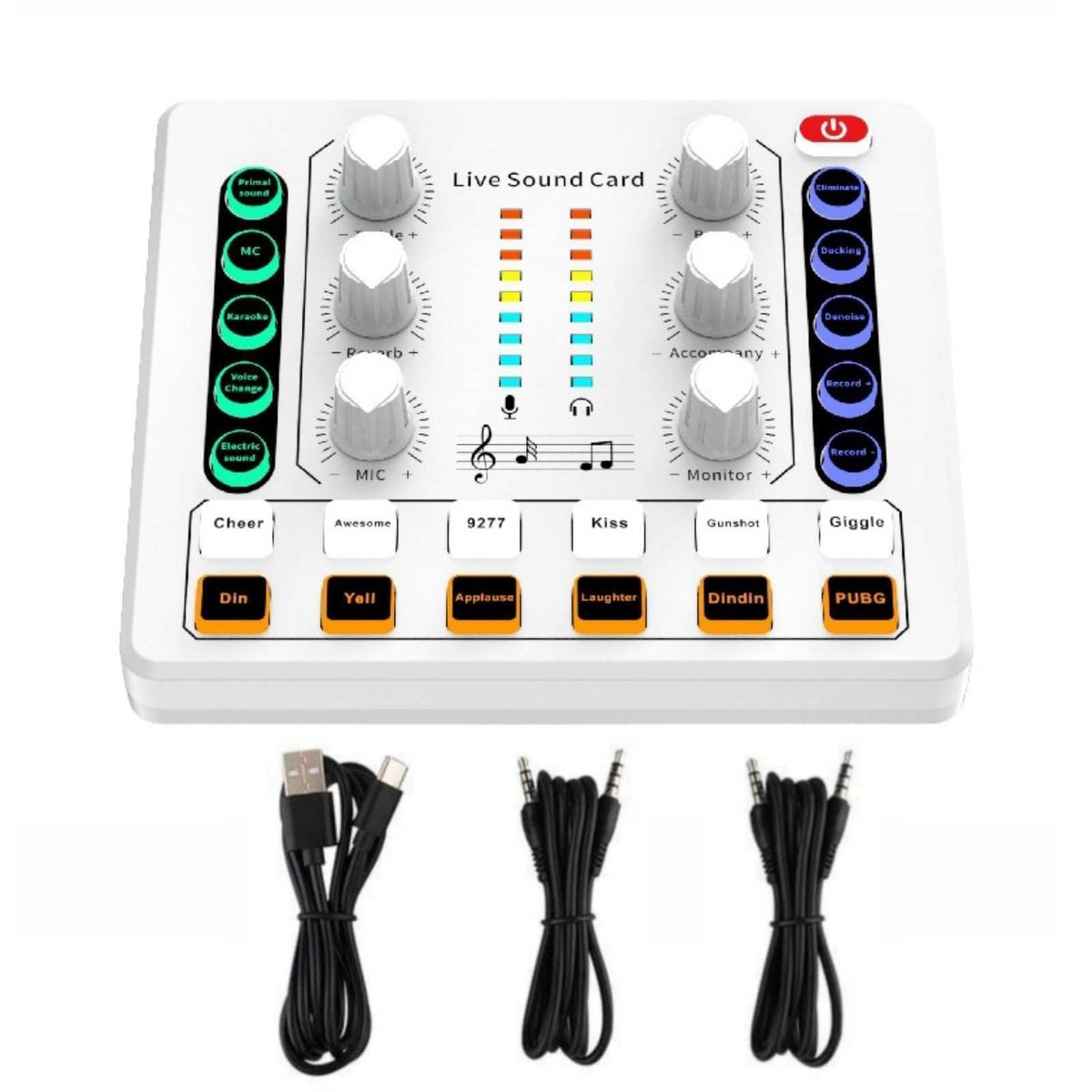 For Live Steaming For Podcasts M8 Sound Card Body Multi-scenario Compatibility