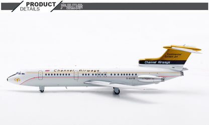 1:200 InFlight Channel Airways TRIDENT 1E Airplane Diecast Aircraft Plane Model