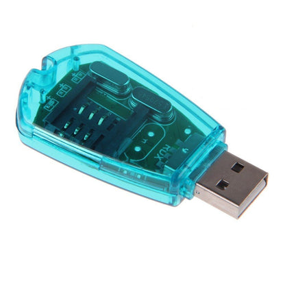 Portable PC GSM Devices Phone SIM Card Reader & Drive For Windows XP/Vista/7 v