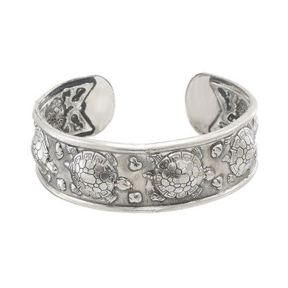 Women Bracelets Zinc Alloy Vintage Tibetan Silver Carved Pattern Fashion Jewelry