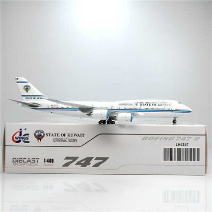 1:400 JC Wings STATE OF KUWAIT BOEING B747-8 Passenger Airplane Diecast Model