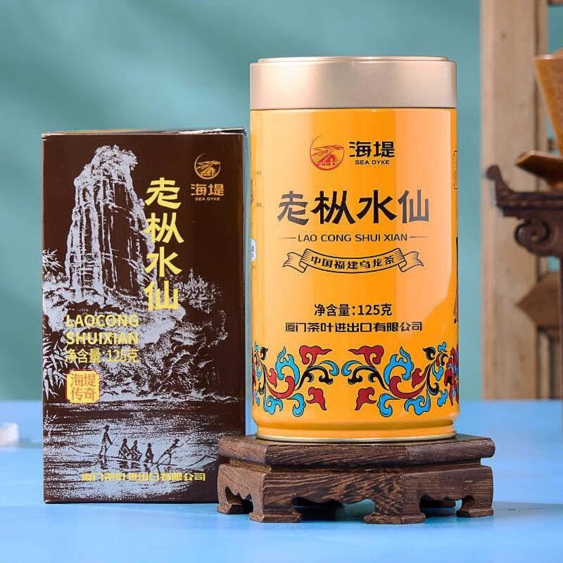 Sea Dyke AT102A Lao Cong Shui Xi'an Oolong Tea Fujian Wuyi Old Bush Stone Tea 125g -
