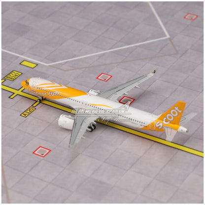 1:400 JC Wings Scoot AIRBUS A321neo Passenger Airplane Diecast Aircraft Model