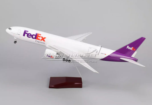 47CM 1:157 FedEx BOEING 777F Airplane Landing Gears Resin Aircraft Plane Model
