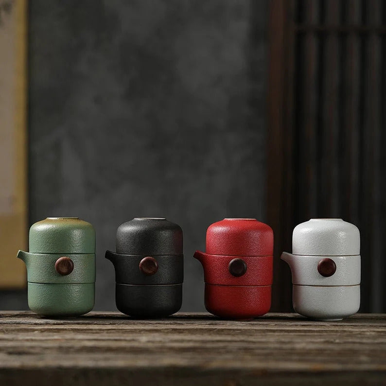 Embersceramic Ceramic Tea Cups and Sets Chinese Tea Set Gongfu Teaware
