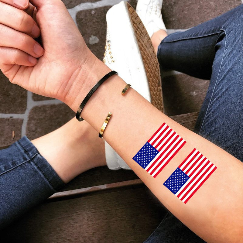 US Flag Face Sticker World Cup Sports Sticker