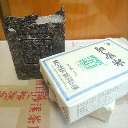 Hei Zhuan Cha * 2018 Anhua Baishaxi Black Tea Brick Tea, Chinese Black Tea 400g -