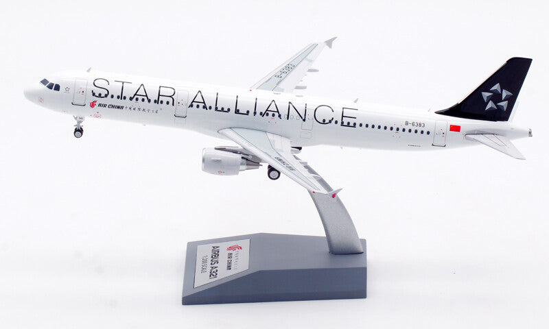 1:200 Aviation AIR CHINA STAR ALLIANCE AIRBUS A321 Passenger Plane Diecast Model
