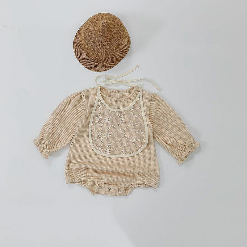 Baby Girls Clothes Set 2Pcs Vintage Cotton Floral Blouse Shirts Rompers Newborn